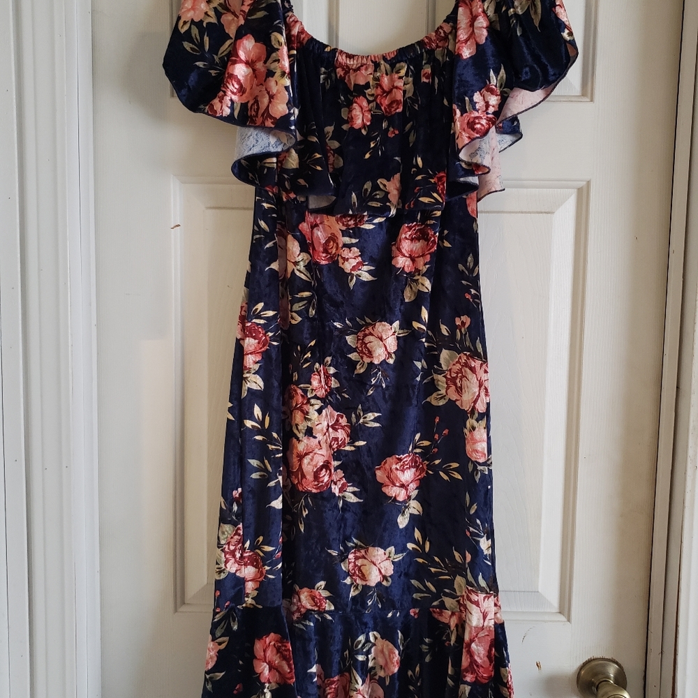 Lularoe CiCi velvet dress